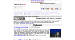 Desktop Screenshot of budapest.hoteltelnet.hu