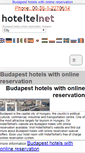 Mobile Screenshot of budapest.hoteltelnet.hu