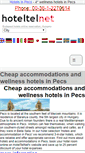 Mobile Screenshot of pecs.hoteltelnet.hu