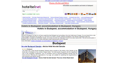 Desktop Screenshot of budapest-hotels.hoteltelnet.hu