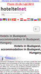 Mobile Screenshot of budapest-hotels.hoteltelnet.hu